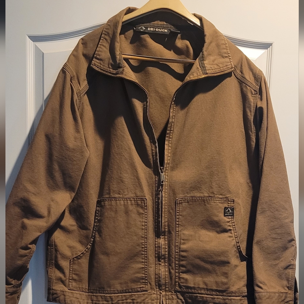 Dri Duck Jacket Mens L Canvas UN-LINED